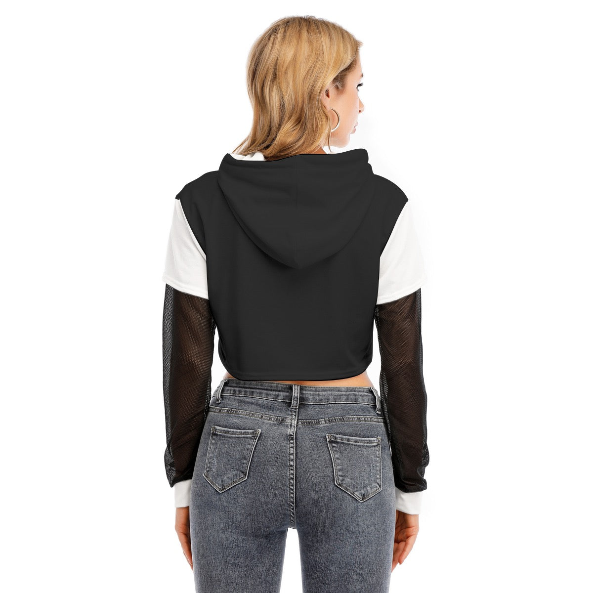 Hoodie avec Manches en Maille - Design Unique