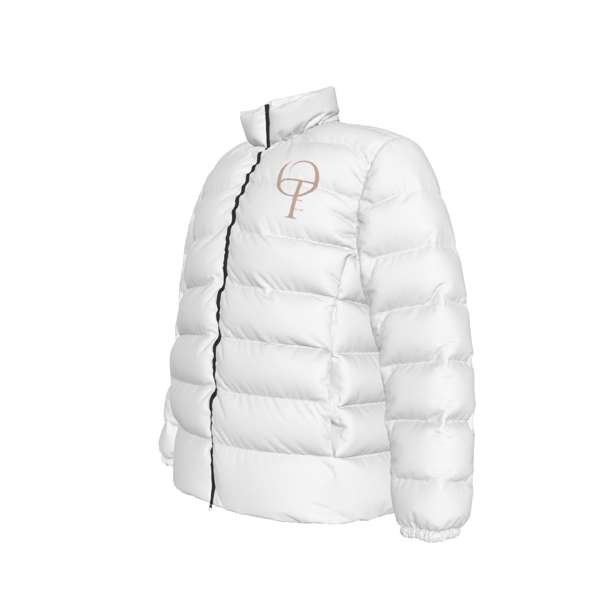 Veste matelassée Oothfeet unisexe à col montant et coupe slim