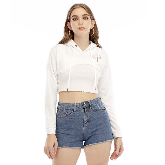 Short Hoodie Femme avec Cordon de Serrage – Style Smock – Marque Oothfeet