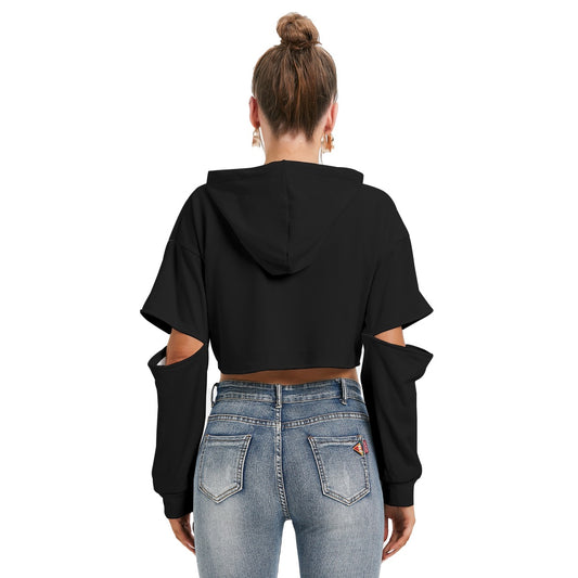 Hoodie pour Femme avec Manches Découpées – Fourrure Épaisse – Marque Oothfeet