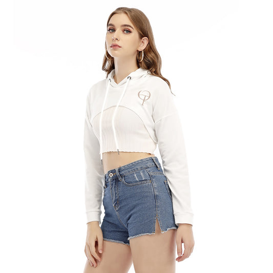 Short Hoodie Femme avec Cordon de Serrage – Style Smock – Marque Oothfeet