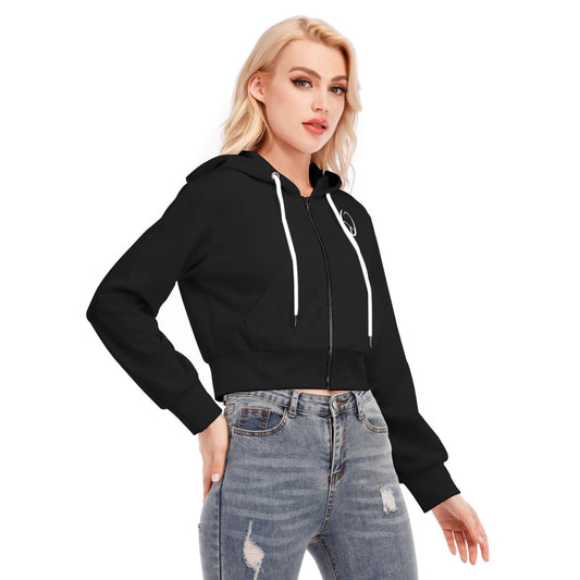 Crop Top Hoodie  Femme avec Fermeture Éclair – Marque Oothfeet