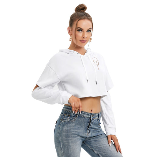 Hoodie pour Femme avec Manches Découpées – Fourrure Épaisse – Marque Oothfeet