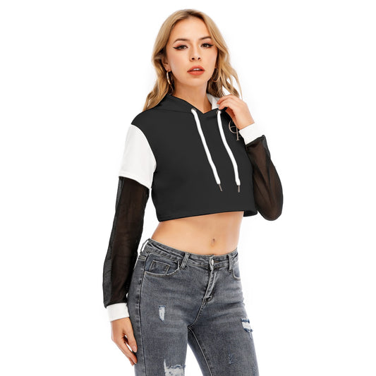 Hoodie avec Manches en Maille - Design Unique
