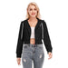Crop Top Hoodie  Femme avec Fermeture Éclair – Marque Oothfeet
