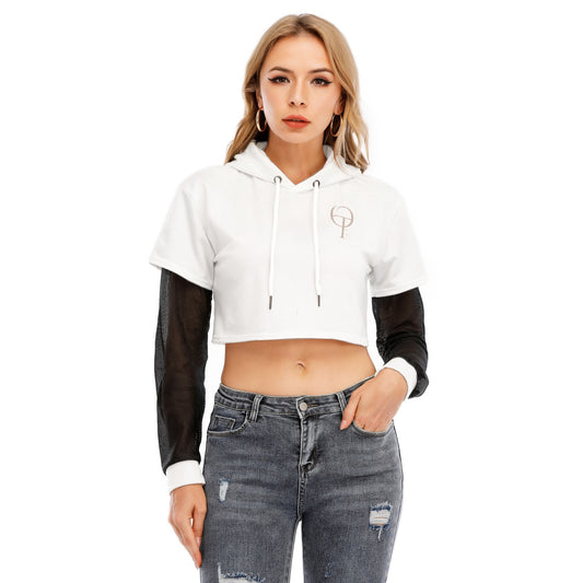Hoodie avec Manches en Maille  - Design Unique
