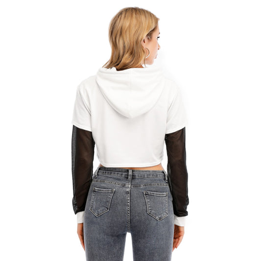 Hoodie avec Manches en Maille  - Design Unique