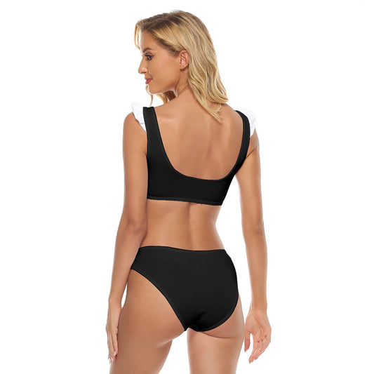 Bikini Oothfeet à Bretelles Croisées – Élégance et Confort