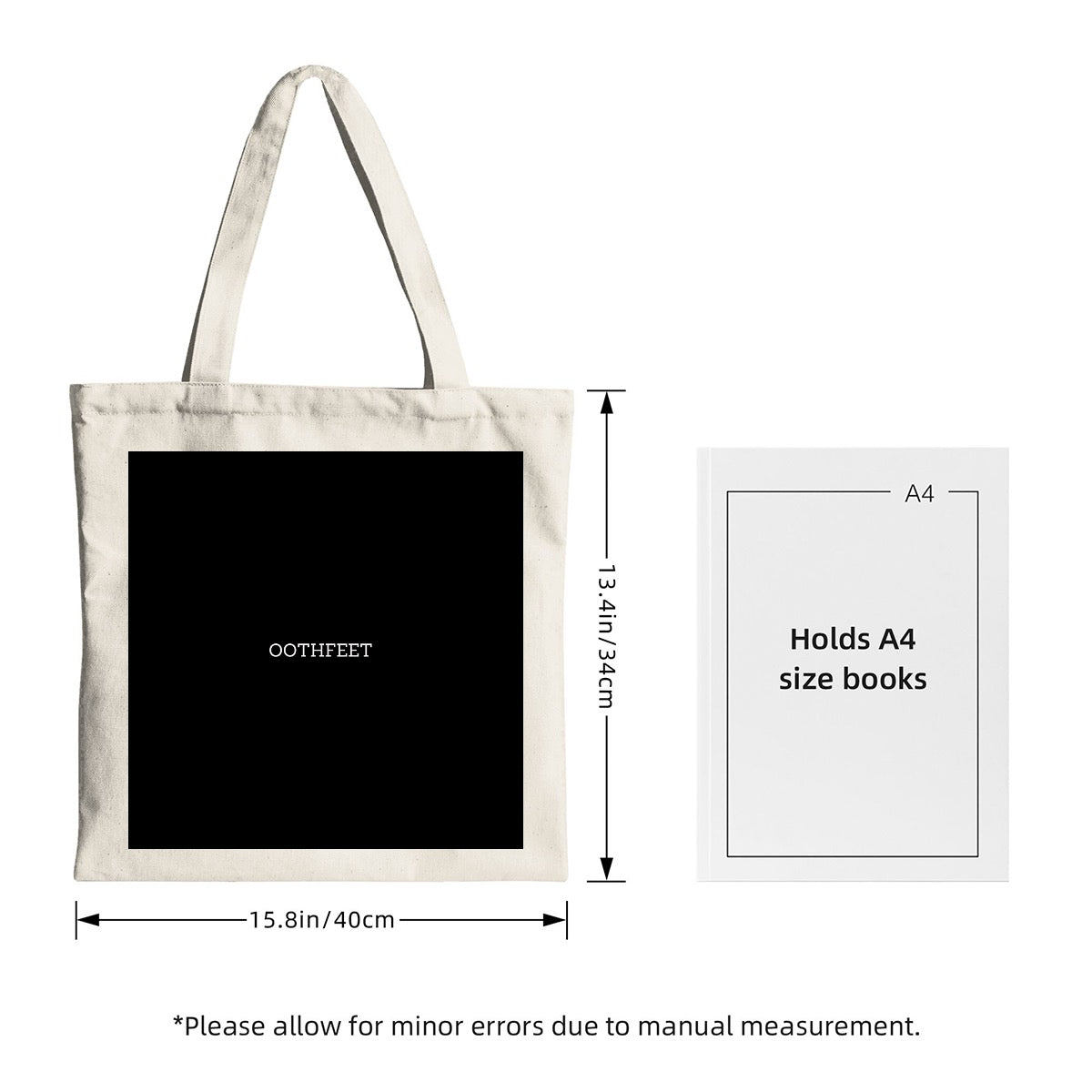 Sac fourre-tout en toile Oothfeet